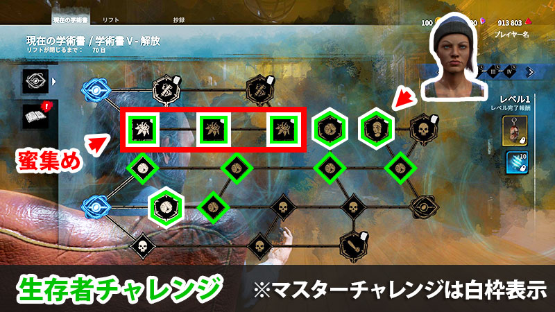 アーカイブV学術書レベル1の生存者チャレンジまとめ